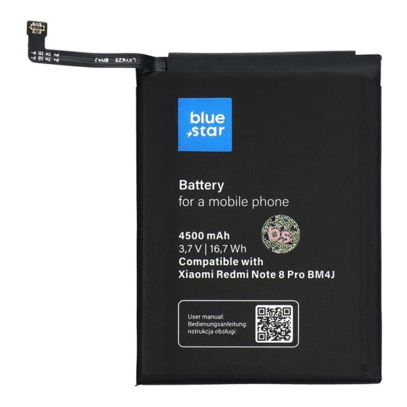 BlueStar Xiaomi Redmi Note 8 Pro (BM4J) baterie aftermarket 4500mAh