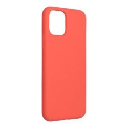  Husa din silicon pentru Samsung Galaxy A03s, husa spate, roz coral, mat, interior din velur, SM-A037, Forcell Silicone Lite