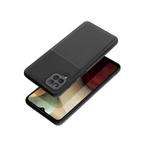 Husa telefon Samsung Galaxy A12, husa din silicon, husa TPU, husa spate, neagra, SM-A125, Noble