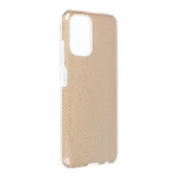  HUSĂ! - Husa din silicon Xiaomi Poco M4 Pro 5G, sclipici, capac spate, auriu, Strălucitor