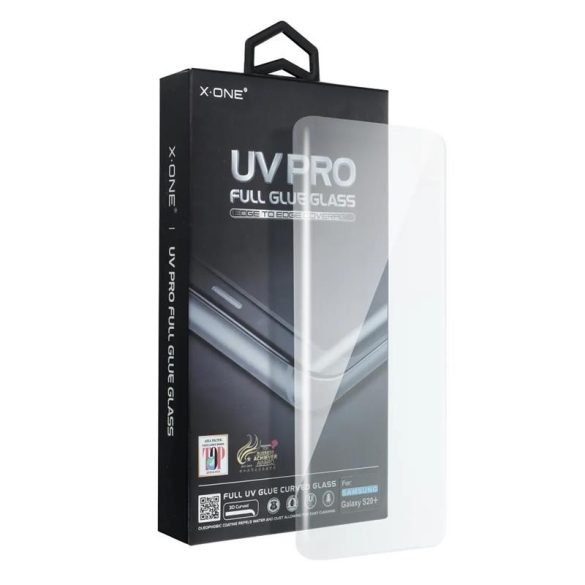 Samsung Galaxy S22 Ultra folie de sticlă frontală, temperată, curbată, 9H, UV, SM-S908, X-ONE