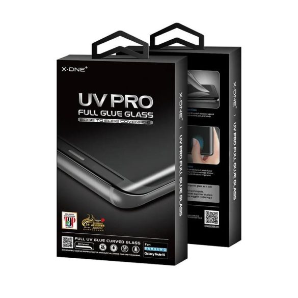 Samsung Galaxy S22 Ultra folie de sticlă frontală, temperată, curbată, 9H, UV, SM-S908, X-ONE