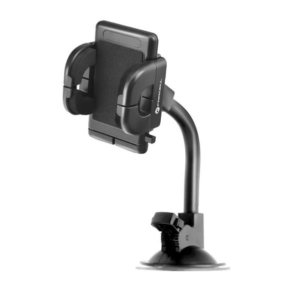 Suport auto pentru bord / parbriz / aerisire, ventuză, negru, Forcell Regular 17