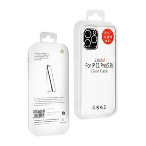 Husa din silicon pentru iPhone 14 (6.1"), transparenta, 2 mm, transparenta