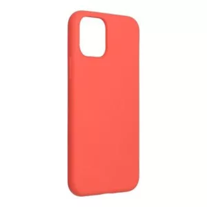 HUSĂ! - Husa din silicon pentru iPhone 14 Pro Max (6,7"), carcasa din spate, roz coral, mat, interior din velur, Forcell Silicone Lite