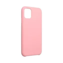   HUSĂ! - Husa din silicon pentru iPhone 14 Pro Max (6,7"), mata, interior din piele intoarsa, roz, silicon Forcell