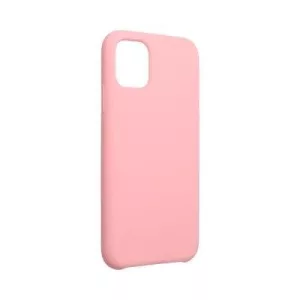HUSĂ! - Husa din silicon pentru iPhone 14 Pro Max (6,7"), mata, interior din piele intoarsa, roz, silicon Forcell