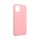 Husa din silicon pentru iPhone 14 Pro Max (6,7"), mata, interior din piele intoarsa, roz, silicon Forcell Husa din silicon pentru iPhone 14 Pro Max (6,7"), mata, interior din piele intoarsa, roz, silicon Forcell