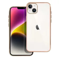   HUSĂ! - Husa din silicon pentru iPhone 14 Pro Max (6.7"), carcasa spate, carcasa TPU, cadru roz, Lux