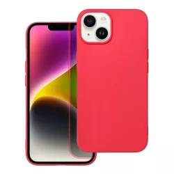   HUSĂ! - Husa din silicon pentru iPhone 14 Plus (6,7"), mata, rosie, Forcell Soft