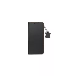   HUSĂ! - Husă pentru telefon din piele pentru iPhone 14 Pro Max (6,7"), husă carte, husă cu deschidere laterală, închidere magnetică, neagră, piele Forcell
