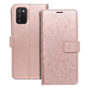 Samsung Galaxy A23 4G / 5G husă pentru telefon, husă carte, husă cu deschidere laterală, închidere magnetică, aur roz, mandala, SM-A235, SM-A236, Forcell Mezzo
