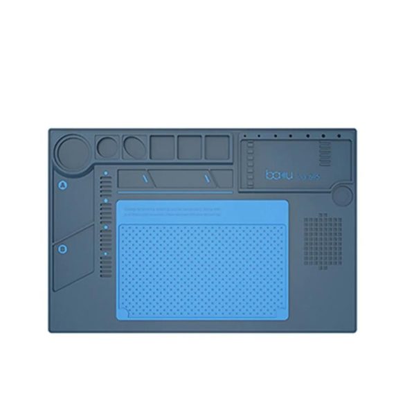 Covoraș de serviciu antistatic cu inserție din silicon, albastru, Baku BK BA-695