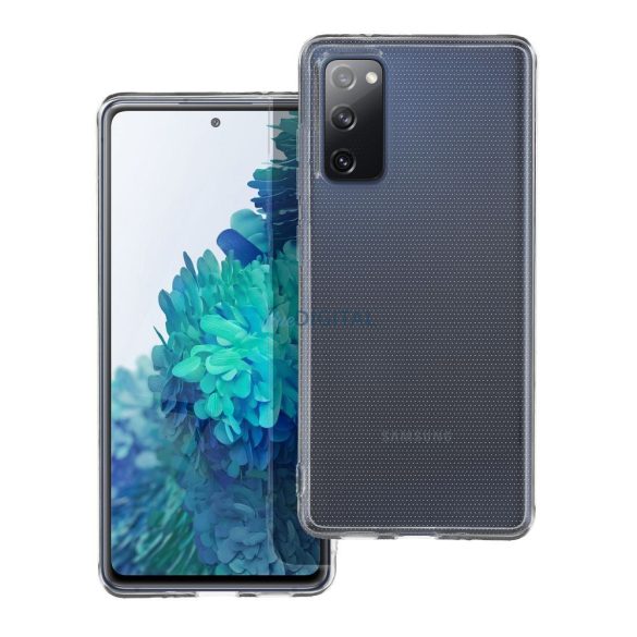 Husă din silicon Samsung Galaxy S20 FE, transparentă, 2 mm, cu protecție pentru cameră, SM-G780, Transparent