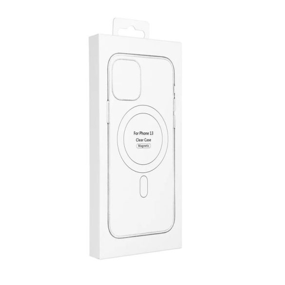 Husa telefon iPhone 14 Plus (6.7"), carcasa PC/TPU, transparenta, Husa Clear Mag