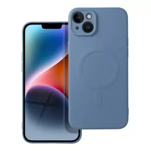 HUSĂ! - Husă pentru telefon iPhone 14 Pro Max (6,7"), husă din silicon, interior din microfibră, albastru, husă silicon Mag Cover