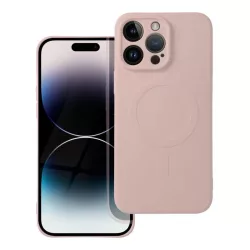   HUSĂ! - Husă pentru telefon iPhone 14 Pro Max (6,7"), husă din silicon, interior din microfibră, roz pudrat, husă din silicon
