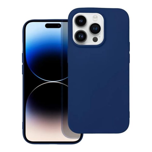 Husa din silicon Samsung Galaxy A23 4G / 5G, mata, albastra, SM-A235, SM-A236, Forcell Soft