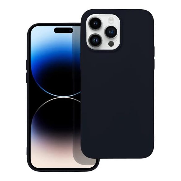Husa din silicon Samsung Galaxy A23 4G / 5G, mata, neagra, SM-A235, SM-A236, Forcell Soft