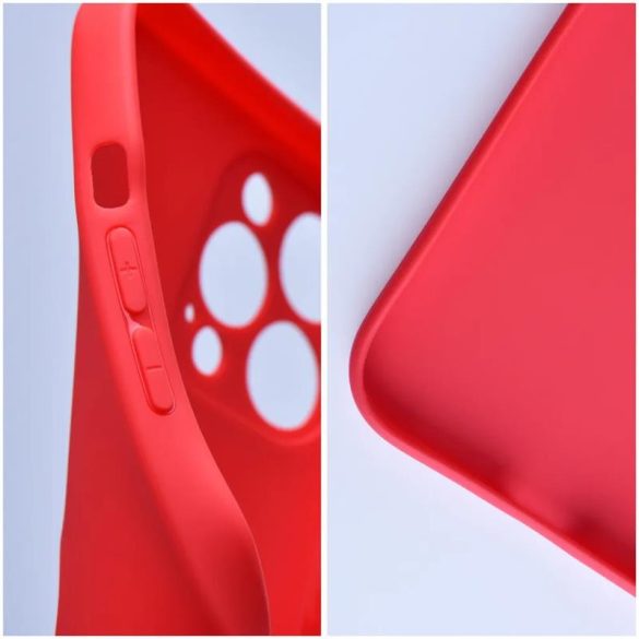 Husă din silicon Samsung Galaxy A23 4G / 5G, mată, roșie, SM-A235, SM-A236, Forcell Soft