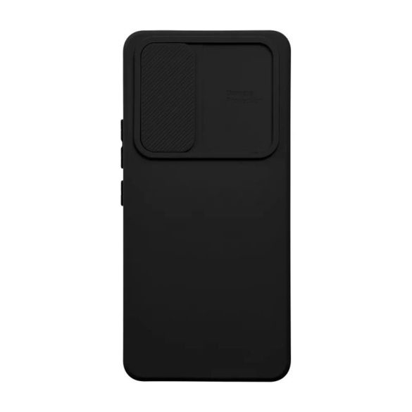 Husa spate Samsung Galaxy F23 / M23, carcasa TPU, cu protectie pentru camera, neagra, SM-F236, SM-M236, Slide