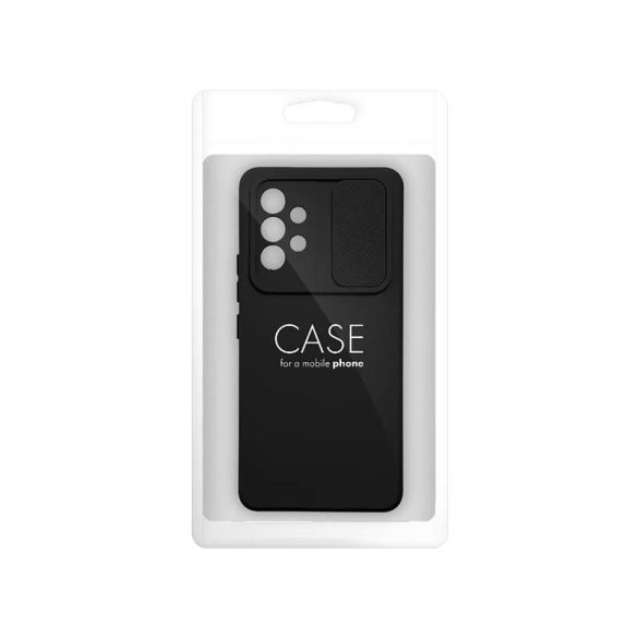 Husa spate Samsung Galaxy F23 / M23, carcasa TPU, cu protectie pentru camera, neagra, SM-F236, SM-M236, Slide