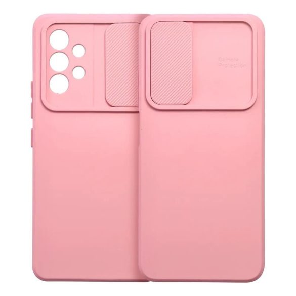 Husa spate Samsung Galaxy F23 / M23, carcasa TPU, cu protectie pentru camera, roz, SM-F236, SM-M236, Slide