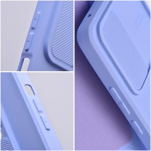 Samsung Galaxy F23 / M23 husă cu Husă spate, husă TPU cu protecție pentru cameră, violet, SM-F236, SM-M236, Slide