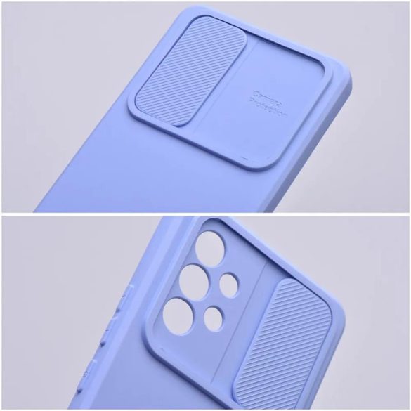 Samsung Galaxy F23 / M23 husă cu Husă spate, husă TPU cu protecție pentru cameră, violet, SM-F236, SM-M236, Slide