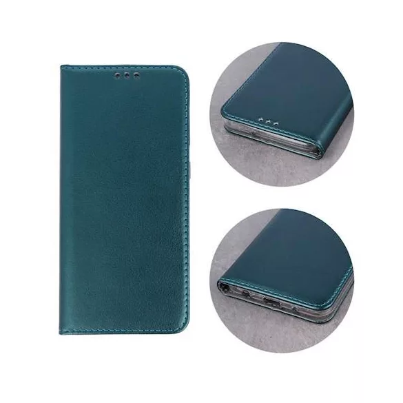 HUSĂ! - Husă pentru telefon Samsung Galaxy S23 Ultra, husă carte, husă notebook, husă cu deschidere laterală, închidere magnetică, SM-S918, verde, Smart Magnetic