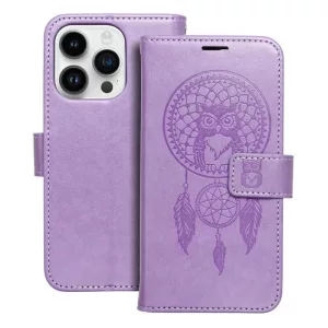 HUSĂ! - Samsung Galaxy S23 Ultra husă pentru telefon, husă carte, husă cu deschidere laterală, închidere magnetică, violet, dreamcatcher, SM-S918, Forcell Mezzo
