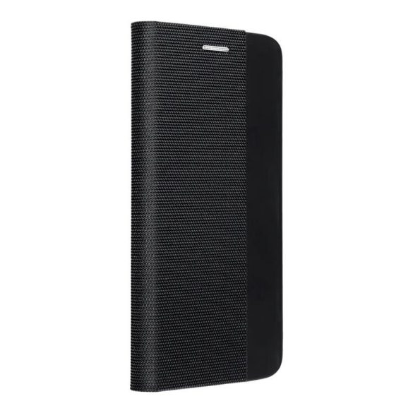 Husă pentru telefon Samsung Galaxy S23 Plus, husă carte, husă cu deschidere laterală, închidere magnetică, SM-S916, neagră, Carte sensibilă