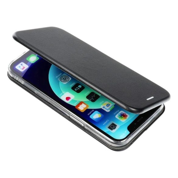 Husă pentru telefon Samsung Galaxy A34, husă carte, închidere magnetică, husă flip, cadru din silicon, negru, SM-A346, Forcell Elegance