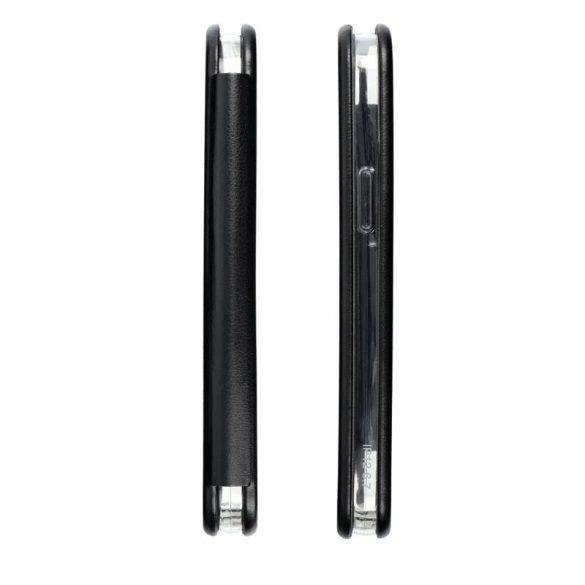 Husă pentru telefon Samsung Galaxy A34, husă carte, închidere magnetică, husă flip, cadru din silicon, negru, SM-A346, Forcell Elegance