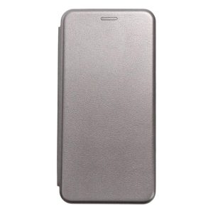 Husă pentru telefon Samsung Galaxy A54, husă carte, închidere magnetică, husă flip, cadru din silicon, gri, SM-A546, Forcell Elegance