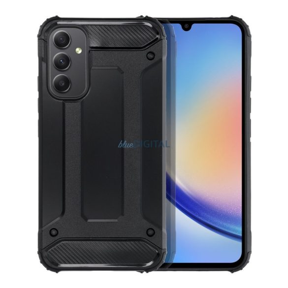 Husa spate rezistenta la socuri Samsung Galaxy A34, neagra, SM-A346, Defender II