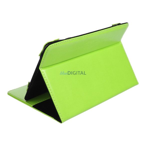 Carcasă universală pentru tablete 10"-10,5", husă din piele ECO/interior din microfibră, verde, Blun