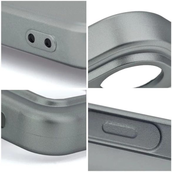 Husa spate Samsung Galaxy A34, carcasa TPU, gri, SM-A346, metalica