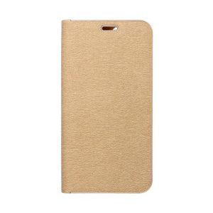 Husă pentru telefon Samsung Galaxy A34, husă carte, husă cu deschidere laterală, închidere magnetică, auriu, SM-A346, Luna Book