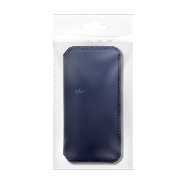 Husa telefon Samsung Galaxy A54, husa carte, husa cu deschidere laterala, inchidere magnetica, albastra, SM-A546, buzunar dublu