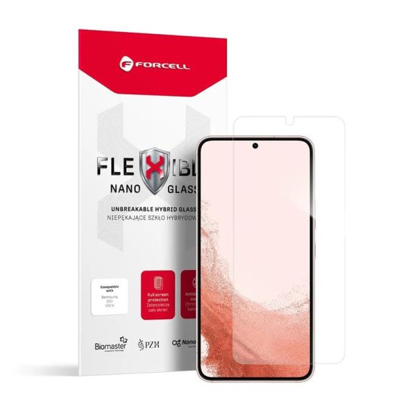 Samsung Galaxy A34 față hibrid Folie de sticlă, flexibil, temperat, 0.3mm, SM-A346, Forcell Flexible Nano sticlă