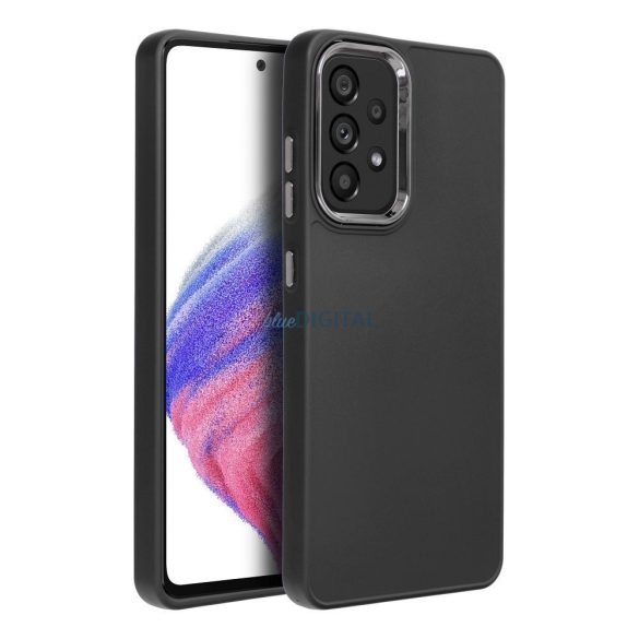 Carcasa spate Samsung Galaxy A52 4G/5G, carcasa TPU, neagra, SM-A525, SM-A526, cadru
