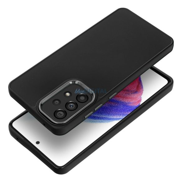 Carcasa spate Samsung Galaxy A52 4G/5G, carcasa TPU, neagra, SM-A525, SM-A526, cadru