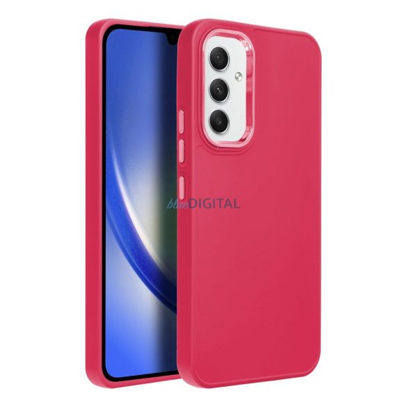Husa spate Samsung Galaxy A54, carcasa TPU, visiniu/rosu, SM-A546, Cadru
