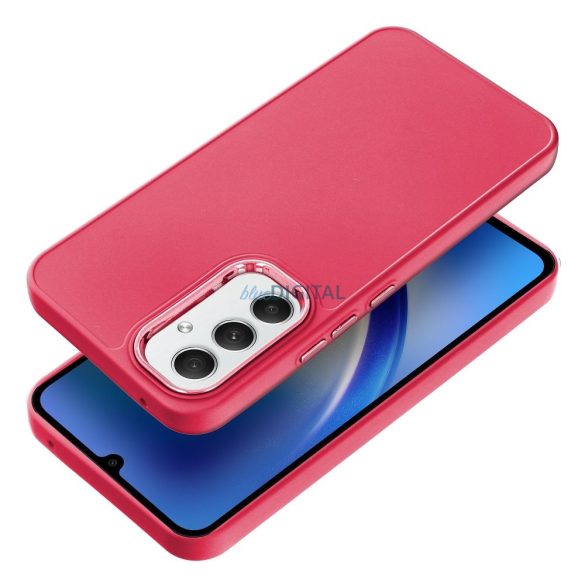 Husa spate Samsung Galaxy A54, carcasa TPU, visiniu/rosu, SM-A546, Cadru