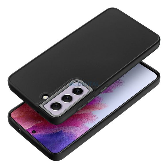 Husa spate Samsung Galaxy S21 FE, carcasa TPU, neagra, SM-G990, Cadru