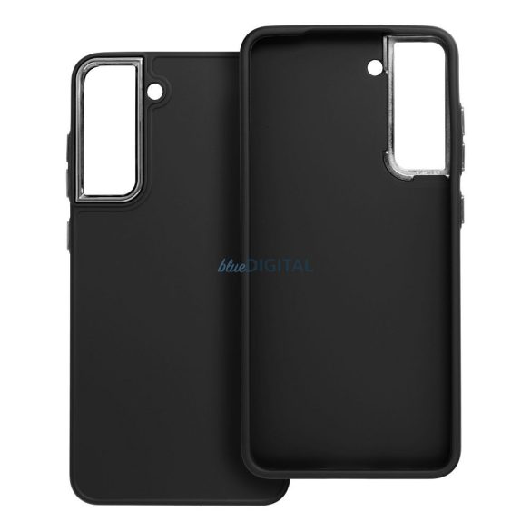 Husa spate Samsung Galaxy S21 FE, carcasa TPU, neagra, SM-G990, Cadru