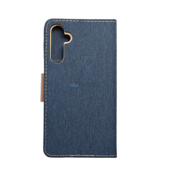 Samsung Galaxy A54 husă pentru telefon, husă carte, husă cu deschidere laterală, închidere magnetică, albastru, SM-A546, Smart Canvas