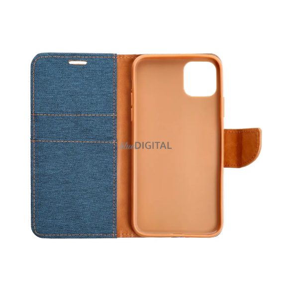 Samsung Galaxy A54 husă pentru telefon, husă carte, husă cu deschidere laterală, închidere magnetică, albastru, SM-A546, Smart Canvas