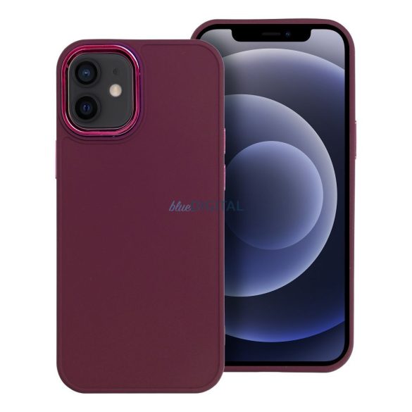 Carcasă din spate iPhone 11 (6,1"), carcasă TPU, violet închis, cadru